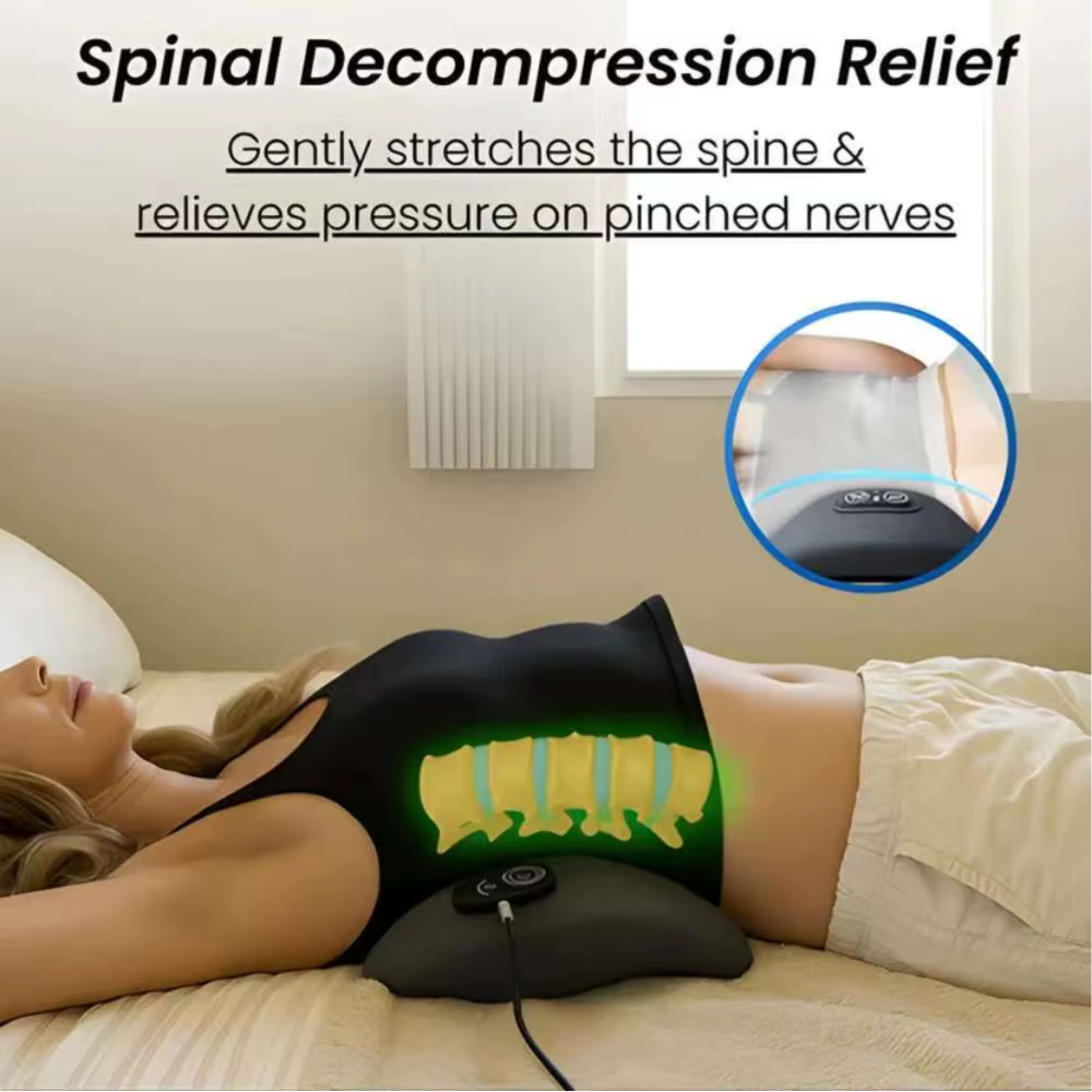 New: 3-in-1 Back Massager for Lower Back Pain Relief