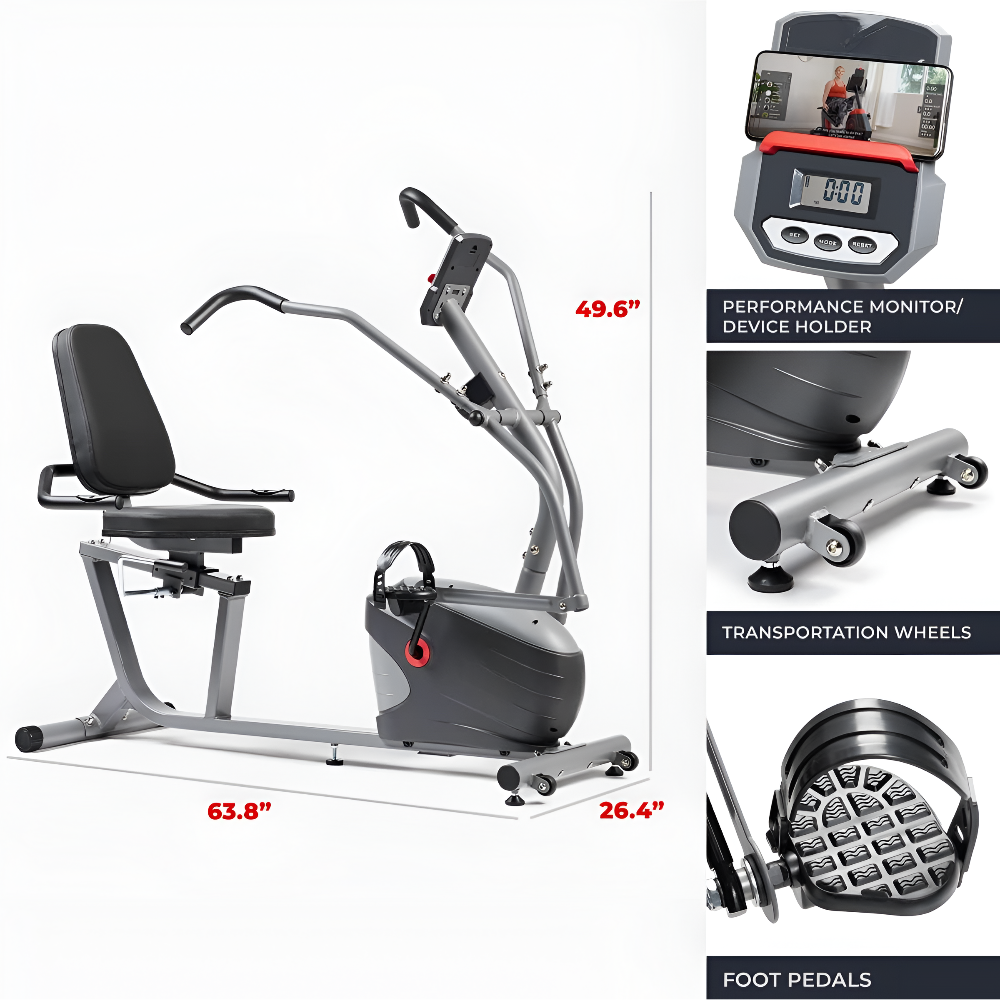 Smart Recumbent Bike – Full-Body Home Workout