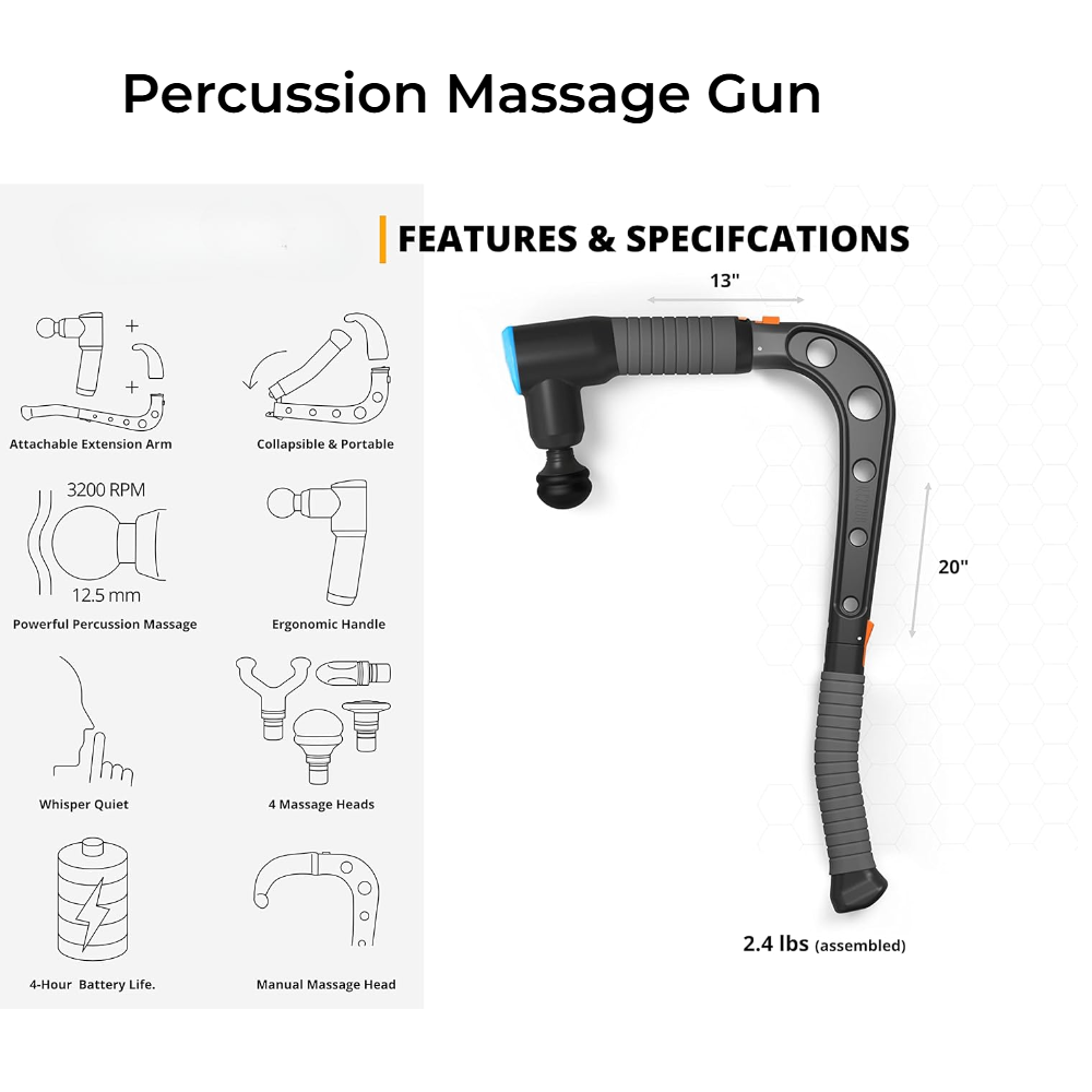 Percussion Massage Gun Set – Full-Body Relief