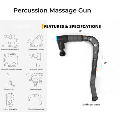 Percussion Massage Gun Set – Full-Body Relief